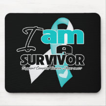 I am a Survivor - Cervical Cancer Mouse Pad