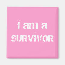 I am a SURVIVOR Fridge Magnet