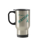 I am a Survivor - Teal Ribbon Mugs