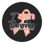 I am a Survivor - Uterine Cancer stickers
