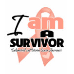 I am a Survivor - Uterine Cancer t-shirts