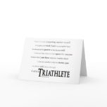 I am a Triathlete Card