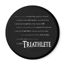 I am a Triathlete Refrigerator Magnets