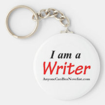 I am a writer Keychain