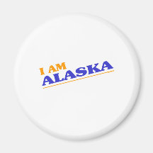 I am Alaska shirts Refrigerator Magnets