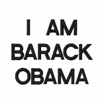 I AM BARACK OBAMA EMBROIDERED POLO SHIRT