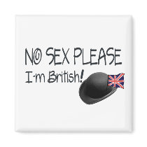 I am British Refrigerator Magnet