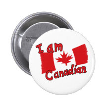 I am Canadian Button