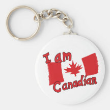 I am Canadian Keychain