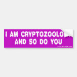 I am Cryptozoology Bumper Sticker