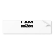I Am Dragon Bumper Sticker