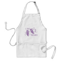 I am drama lavender aprons