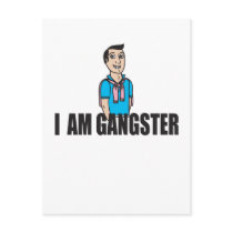 I Am Gangster Postcard