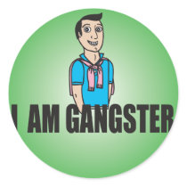 I Am Gangster Stickers