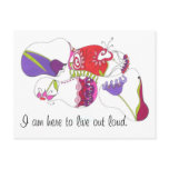 I am here to live out Loud postcards