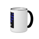 I am hiding from the stupid people ! mug
