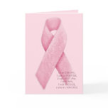I AM, I CAN, I WILL - Cancer Pink Ribbon Card
