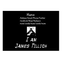 I Am James Tillich Business Card Template
