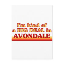 I am kind of a BIG DEAL in Avondale Post Cards