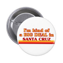 I am kind of a BIG DEAL in Santa Cruz Pinback Buttons