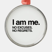 I AM ME CHRISTMAS ORNAMENT