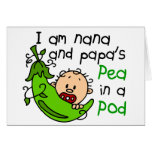 I Am Nana And Papa's Pea In A Pod cards