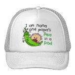 I Am Nana And Papa's Pea In A Pod Hats