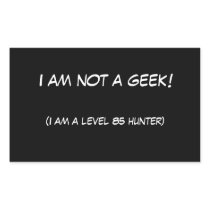 I am not a geek!