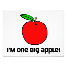 I Am One Big Apple Art Photo