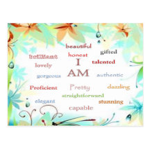 I am..... post card