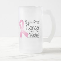 I am Proof Breast Cancer Can Be Beaten Mugs