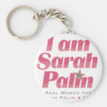 I Am Sarah Palin Keychain