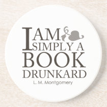 I Am Simply A Book Drunkard Funny Book Lover Quote