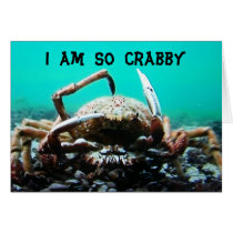 I AM SO CRABBY-BECUZ I MISS YOU! GREETING CARDS