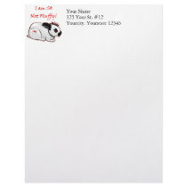 I Am SO Not Fluffy! (bunny) Customized Letterhead