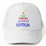 "I AM SOMEONE WITH AUTISM" (Painted) Hats