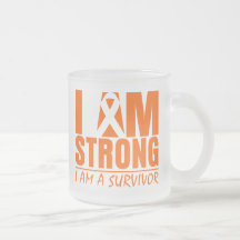 I am Strong - I am a Survivor - Kidney Cancer Coffee Mugs