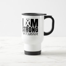 I am Strong - I am a Survivor - Skin Cancer Mug