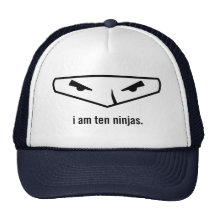 i am ten ninjas mesh hats