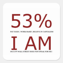 I am the 53% stickers
