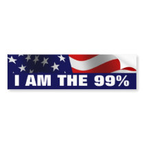 I am The 99 Percent Bumper Sticker