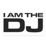 I Am The DJ stickers