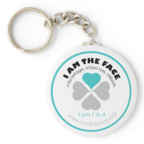 I AM THE FACE Blue Keychain