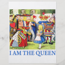 I AM THE QUEEN OF WONDERLAND FULL COLOUR FLYER