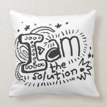 I Am The Solution 2-Sided pillows