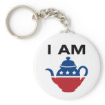 I Am the Tea Party Key Chain