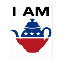 I Am the Tea Party Postcard