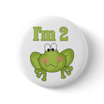I am Two Frog Button