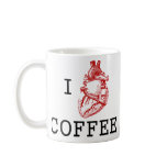 I anatomical heart coffee mugs