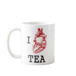 I anatomical heart tea mug